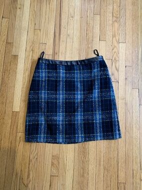 The Limited Plaid Mini Skirt Size 4